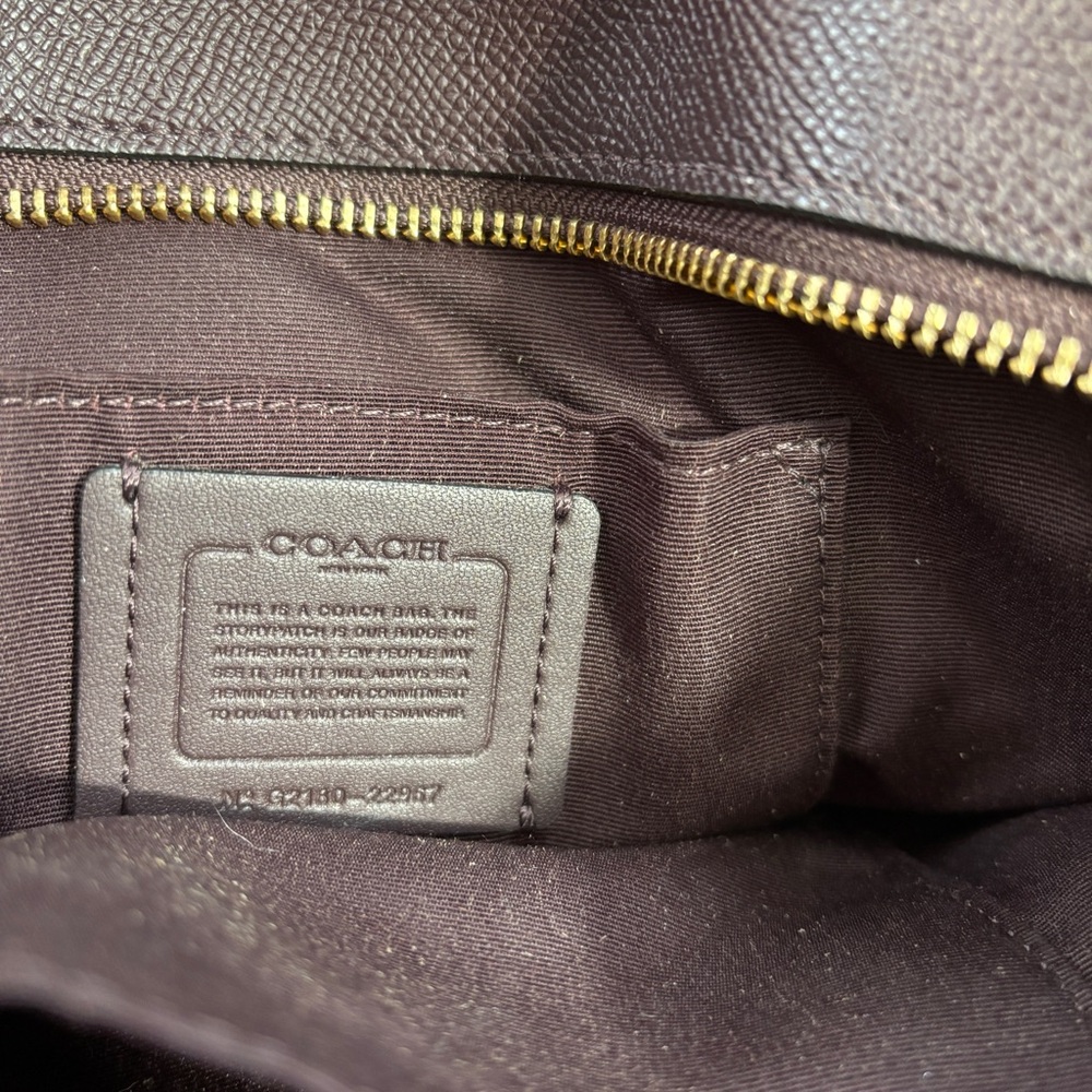 Coach Zip Top Tote Bag - Picture 10 of 12